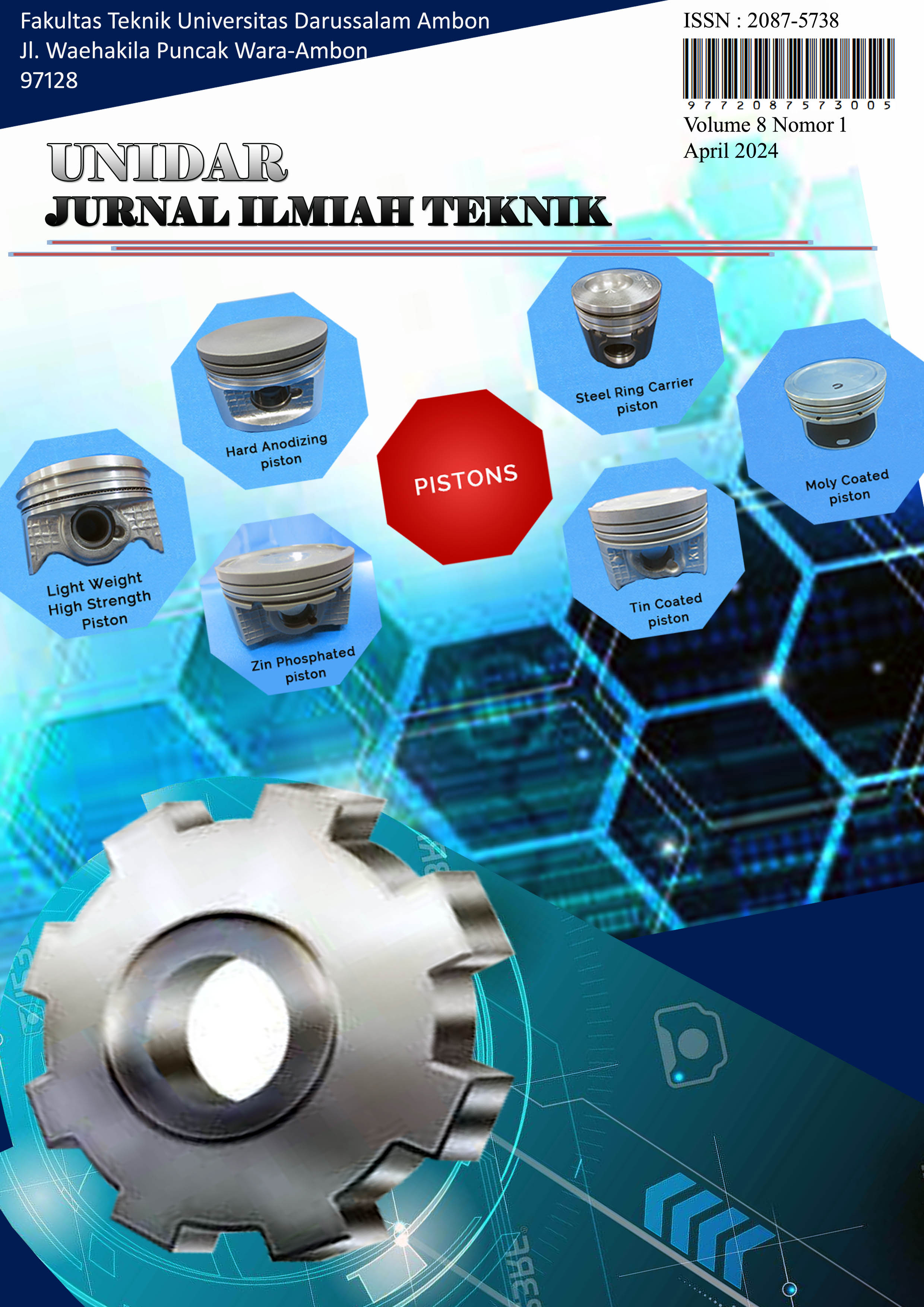 					View Vol. 8 No. 1 (2024): UNIDAR : Jurnal Ilmiah Teknik
				